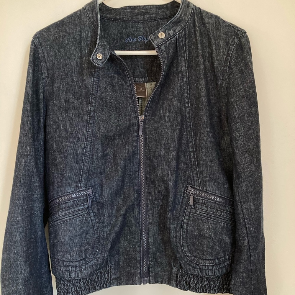 Ann Taylor denim jacket size 10